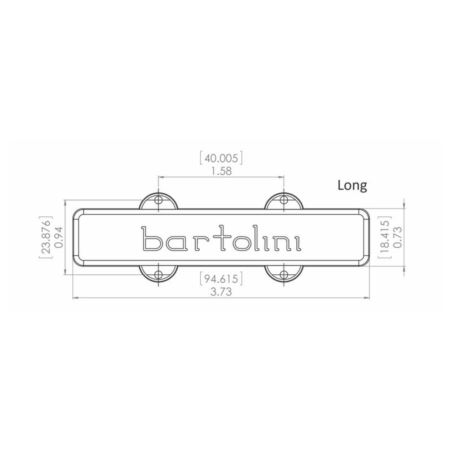 Bartolini 59CBJS-L1 - Jazz Bass Pickup, Single Coi